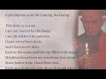 Life Without Boundaries | Donna De Lory  / Contemplation on No Coming, No Going |Thich Nhat Hanh