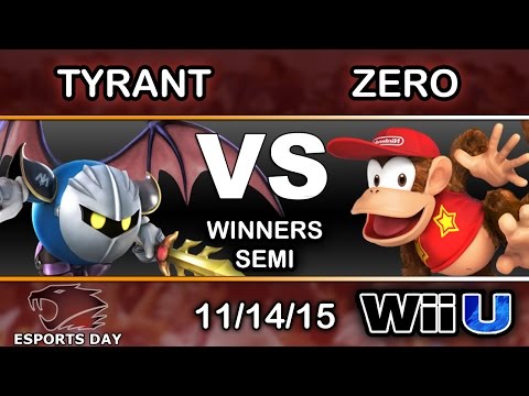 eSports Day – NME | Tyrant (Meta Knight) Vs. TSM | ZeRo (Diddy Kong) Winners Semi - Smash Wii U