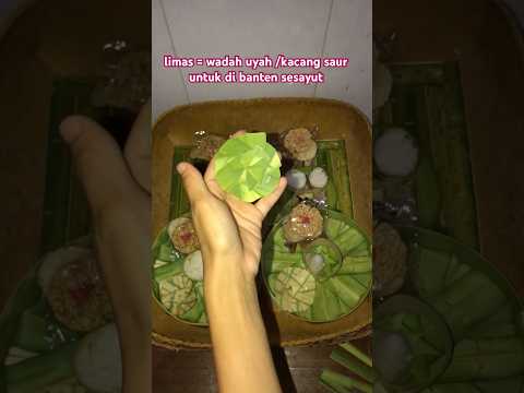LIMAS / Container of uyah / saur beans in Banten Sesayut