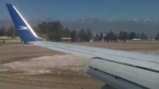 preview picture of video 'Aterrizando en Mendoza - Landing in Mendoza 737-700 LV-BZO'