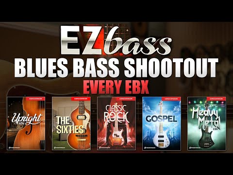 The EZbass Blues EBX Shootout | Every Bass DI playing a blues shuffle | Toontrack
