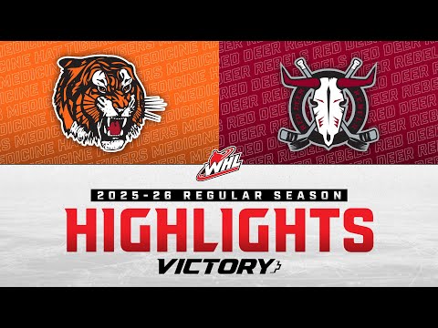 Medicine Hat Tigers at Red Deer Rebels 12/30 | WHL Highlights 2025-26