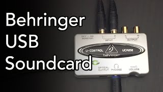 Video thumbnail for Behringer USB Soundcard UCA202 - Review by HectorMJZ