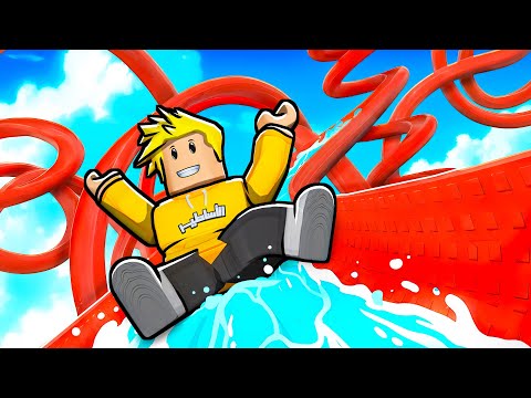 بنيت ملاهي مائية في روبلوكس!