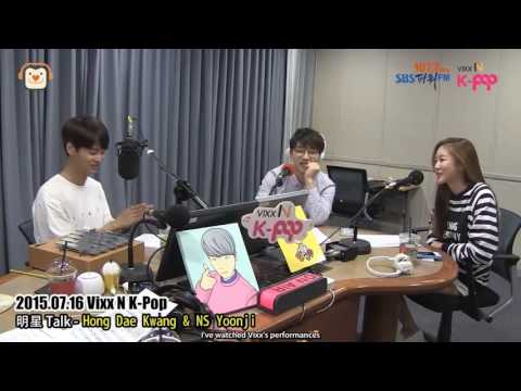 [ENG SUB] 150716 NS Yoonji mentioning BTS on Vixx N K-pop Diana TvSanders