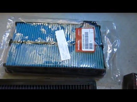 K&N Drop-In Filter vs stock OEM Honda Air Filter for 06-11 Civic Si (8th Gen)