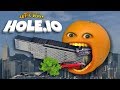 HOLE.IO - EATING SKYSCRAPERS!!! [Annoying Orange Plays]