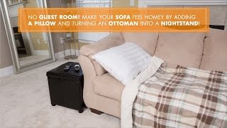 Big Lots Quick Tip: Turn your couch into a guest bed!