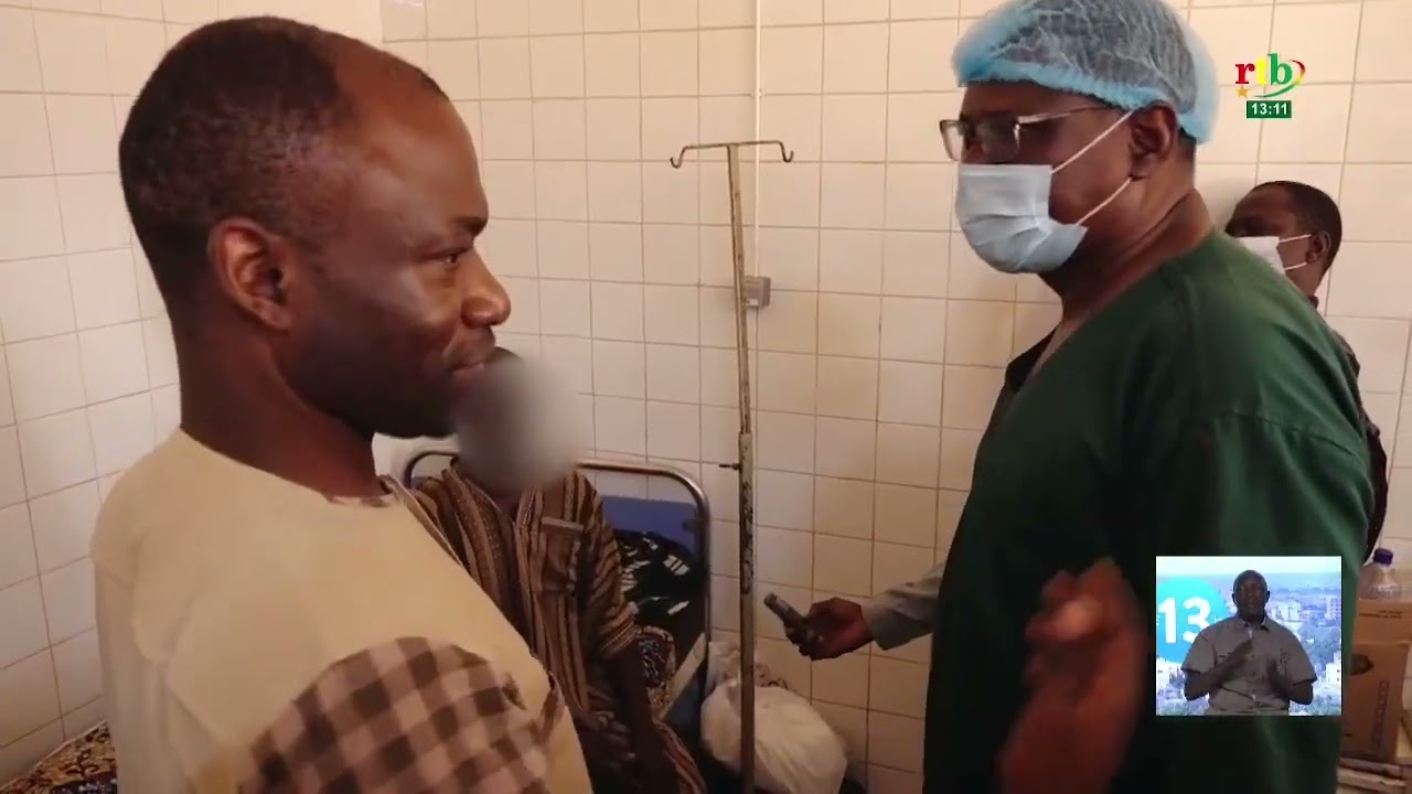 Le SG du ministère de la Santé au chevet de patients à l’Hôpital du District sanit. de Boulmiougou