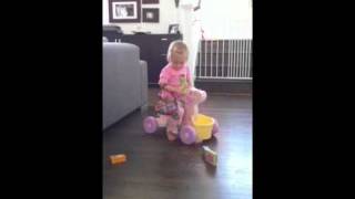 On my horsey with my pursey