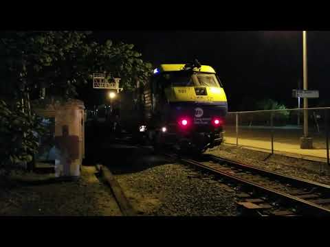 4K/60p: LIRR #8712 with an 8-car set at Patchogue