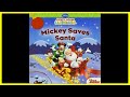 DISNEY MICKEY MOUSE MICKEY SAVES SANTA Read Aloud Storybook For Kids Children