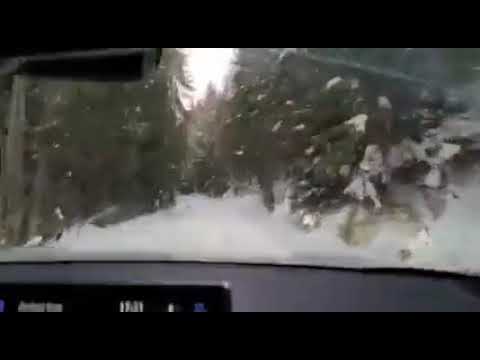 DN 1R Poiana Horea - Mătișești este închis iarna! sursă: Info Trafic Cluj-Napoca / A.P. FB