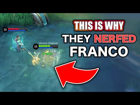 THEY NERFED FRANCO BECAUSE OF FAST MOVEMENT SPEED