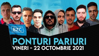 Ponturi pariuri sportive 22.10.2021