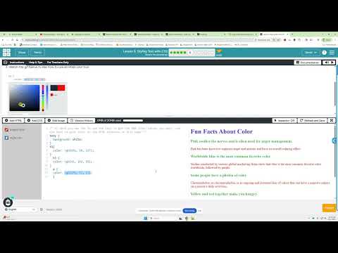 CSD Unit 2: Lesson 6 - Styling Text with CSS (25-26)