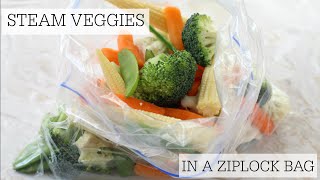 How To Steam Vegetables in a Bag in the Microwave | My Fussy Eater