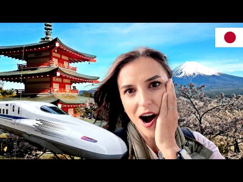 Cu BULLET TRAIN-ul prin Japonia | 810 km în 4 ore până la Mt. Fuji