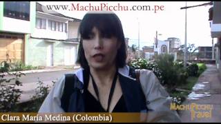 preview picture of video 'Señorita Colombiana comenta sobre la Buena atención de MachuPicchu Travel'