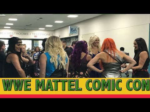 WWE Mattel Comic Con panel - Behind the scene intros