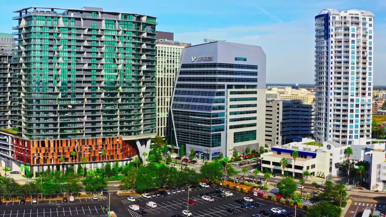 MCOM MDD Building Drone Footage   WEB Homepage Loop
