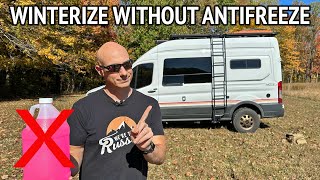 How We Winterize the RV without Anti-Freeze