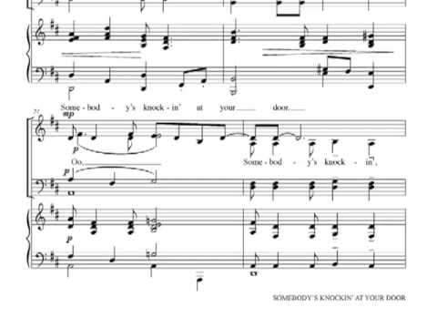 Somebody's Knockin' at Your Door - arr. Evelyn Larter