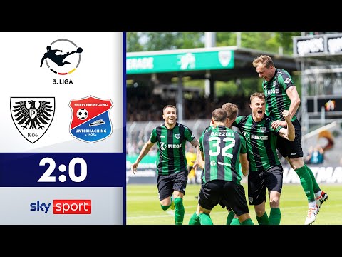 Münster steigt auf! | Preußen Münster - SpVgg Unterhaching | Highlights - 3. Liga 2023/24