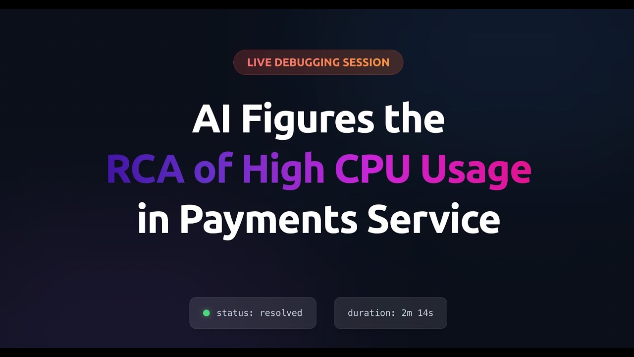 Sherlocks AI Figures the RCA of High CPU Usage in Payments Service