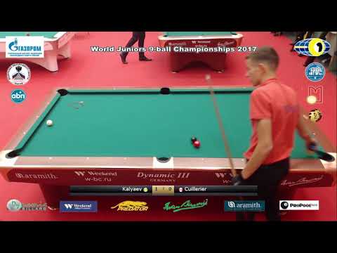 Kalyaev Daniil v Cuillerier Dean Spencer World Juniors 9-ball Championship 2017
