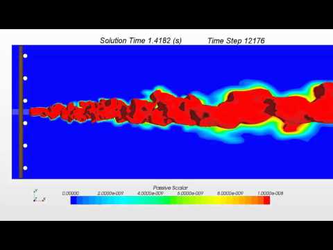 Passive scalar LES-WALE 10% Cust4SuperFineTrimCustPrismShort_2.5E-5s_4_iteration 3.33x slo mo