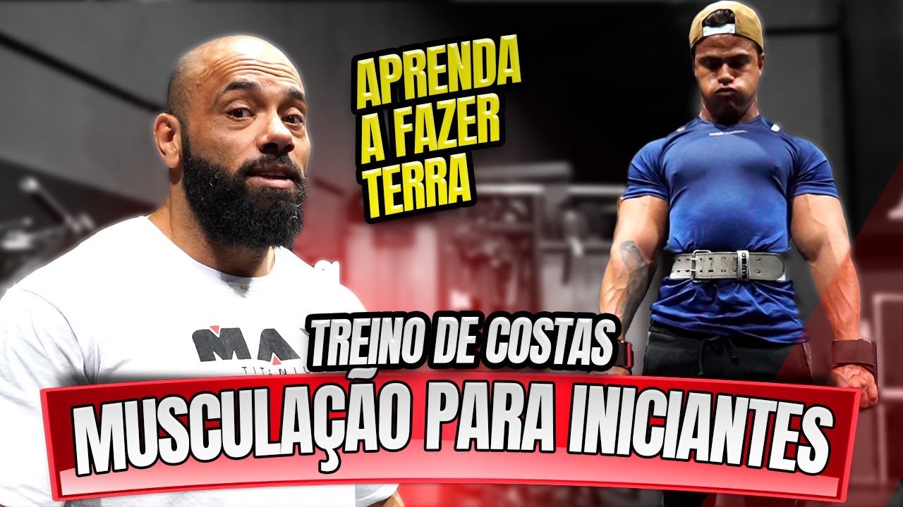 MUSCULAÇÃO PARA INICIANTES - COSTAS/DORSAIS