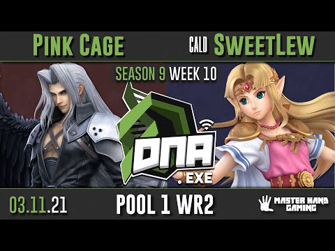 DNA.EXE S9:W10 - Pink Cage (Min Min, Sephiroth) Vs CALD | SweetLew (Pyra/Mythra, Zelda) - Pool 1 WR2
