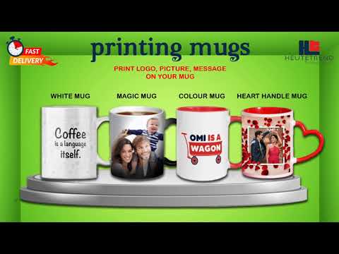 Multicolor capacity: 250 ml printed coffee mug