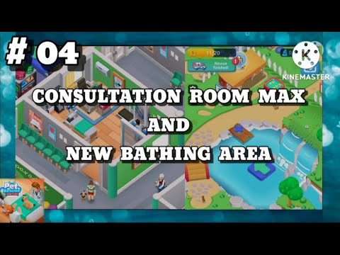 Pet Rescue Empire Tycoon - Consultation Room Max And New Bathing Area #04 - YouTube