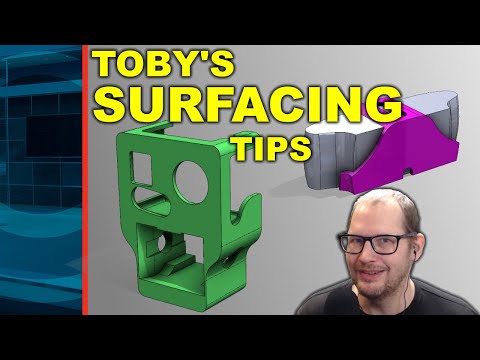 Toby's SOLIDWORKS Surfacing Tips - Episode 12 - SOLIDWORKS LIVE Design