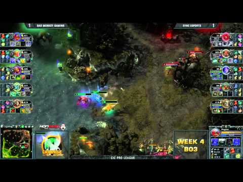 CiC Pro League Week 4 - BMG vs Sync game 3