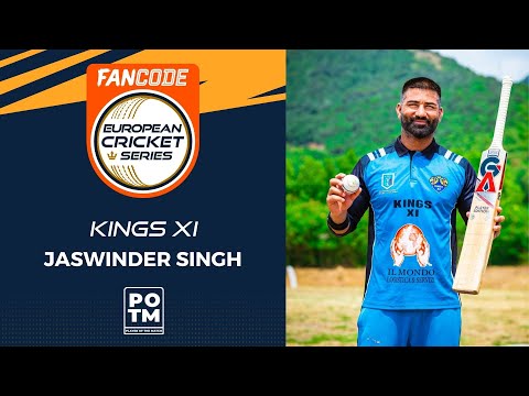 POTM: J.Singh - JIB vs KIN-XI | Highlights | FanCode ECS Brescia, 2022 Day 4 | ECS22.375