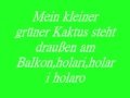 Kleiner Kaktus-comediean harmonists- lyrics ...