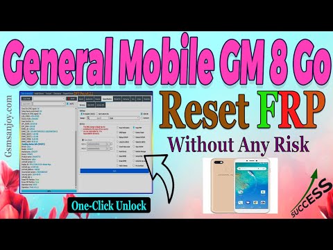 General Mobile GM 8 Go Reset FRP UNLOCK android 8.1 One-CLICK BY DFT Pro #Gsmsanjoy