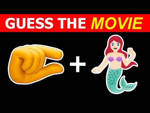Guess the Movie by Emoji Quiz | Mario, Barbie, Elemental, The Little Mermaid, Spider-man, Shrek...