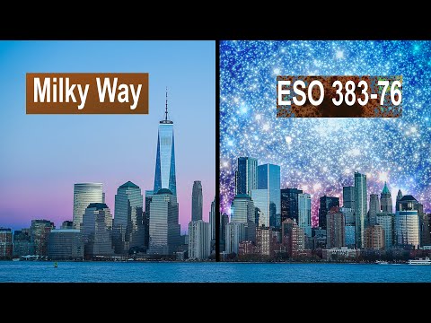 What If We Lived in a Supermassive Galaxy?