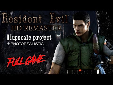 Resident Evil HD Remaster REupscale Project - Chris Redfield Walkthrough Gameplay