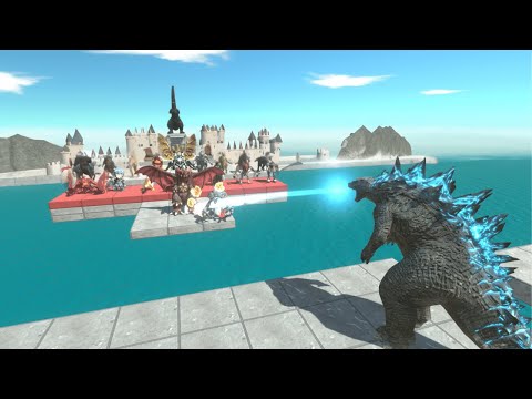 1vs1 Godzilla 2014 Rescue From Kaiju Monster Shin Godzilla - Animal Revolt Battle Simualtor