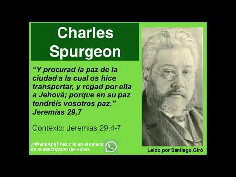 Jeremías 29,7. Devocional de hoy. Charles Spurgeon en español.