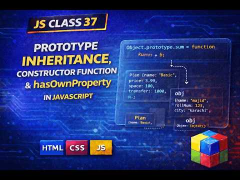 Js Class 37 Prototype Inheritance Constructor Function Hasownproperty In Javascript