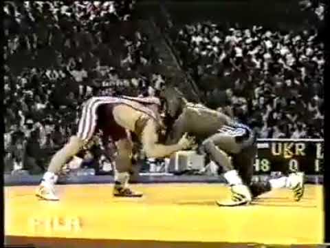 48 kg. Viktor Efteni (UKR) vs Alexis Vila (CUB), Olympic Games 1996, Atlanta (USA)