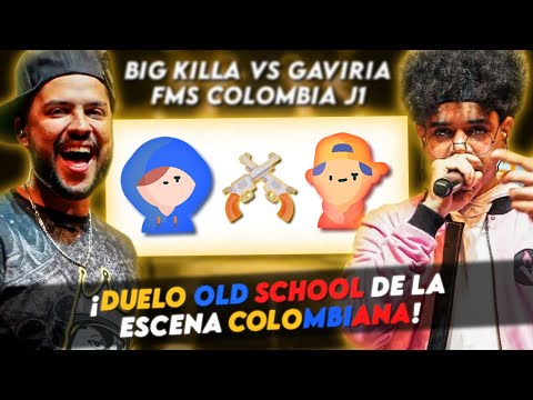 ¡DUELO OLD SCHOOL DE LA ESCENA COLOMBIANA! | GAVIRIA VS BIG KILLA FMS COLOMBIA J1