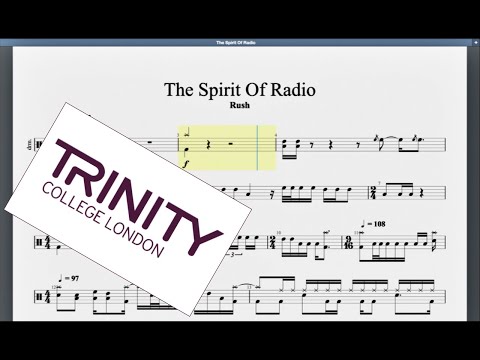 The Spirit Of Radio Trinity Grade 8 Drums