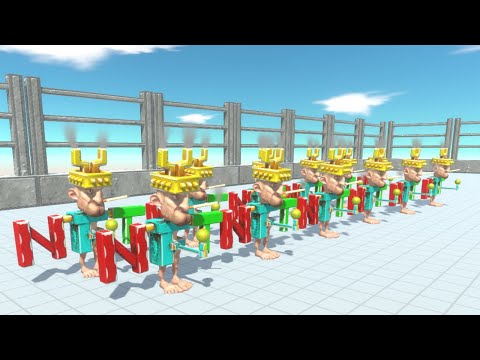 12 Crypto bro vs 2x Faction | Animal Revolt Battle Simulator